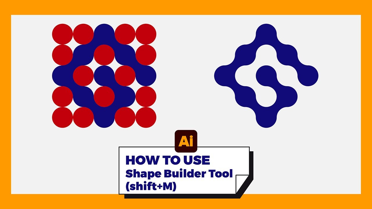 Adobe Illustrator Tutorial | How to Use Shape Builder Tool (Tips Tricks Tools Beginners 101)