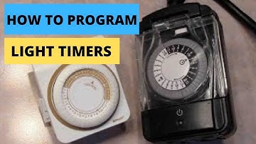 How To Program Light Timer (Mechanical Dial Face). DIY