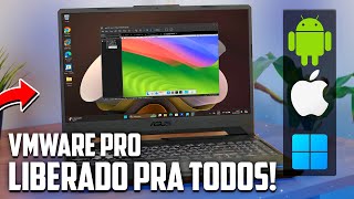 LIBERADO PRA TODOS! Crie Maquinas Virtuais MacOS, Linux e Android no Windows com VMware Pro