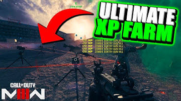 NEW INSANE XP FARM MW3 Zombies! UNLIMITED SENTRY GUN GLITCH Modern Warfare 3 Zombies