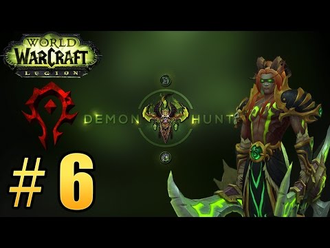 Видео: Прохождение World of Warcraft: Legion (WoW) - Охотник на демонов - Прибытие на Молот Скверны #6