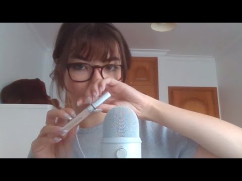 ASMR メイク紹介 💄🎀 タッピング & スクラッチング [英語]