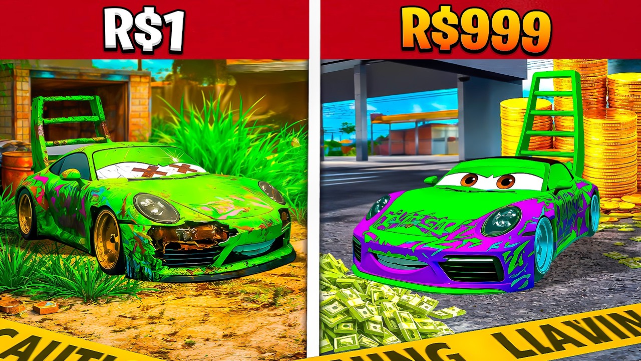 TRANSFORMEI O WINGO DE 1 REAL NO WINGO DE 1 MILHÃO no REBAIXADOS ELITE BRASIL