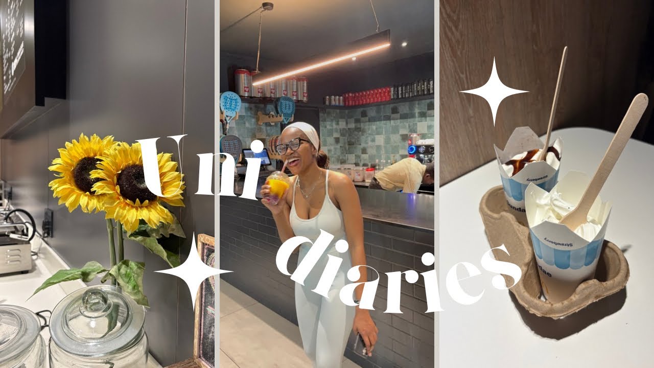 UNI VLOG: Test Week, Lots of Studying📚|SpaDate,Playing Padel,IceCream Dates, Having Fun 