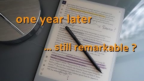 One year with the Remarkable Paper Pro E-Ink Tablet 