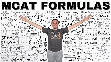 Master MCAT Formulas | From Josh the MCAT Tutor (94th Percentile Scorer)