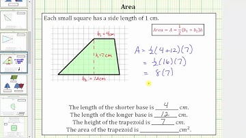 Determine the  Area of a Trapezoid on a Grid