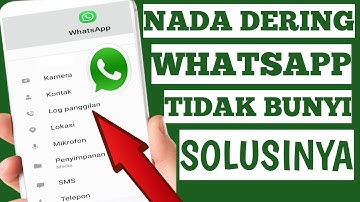 cara mengatasi nada dering panggilan telepon wa tidak bunyi