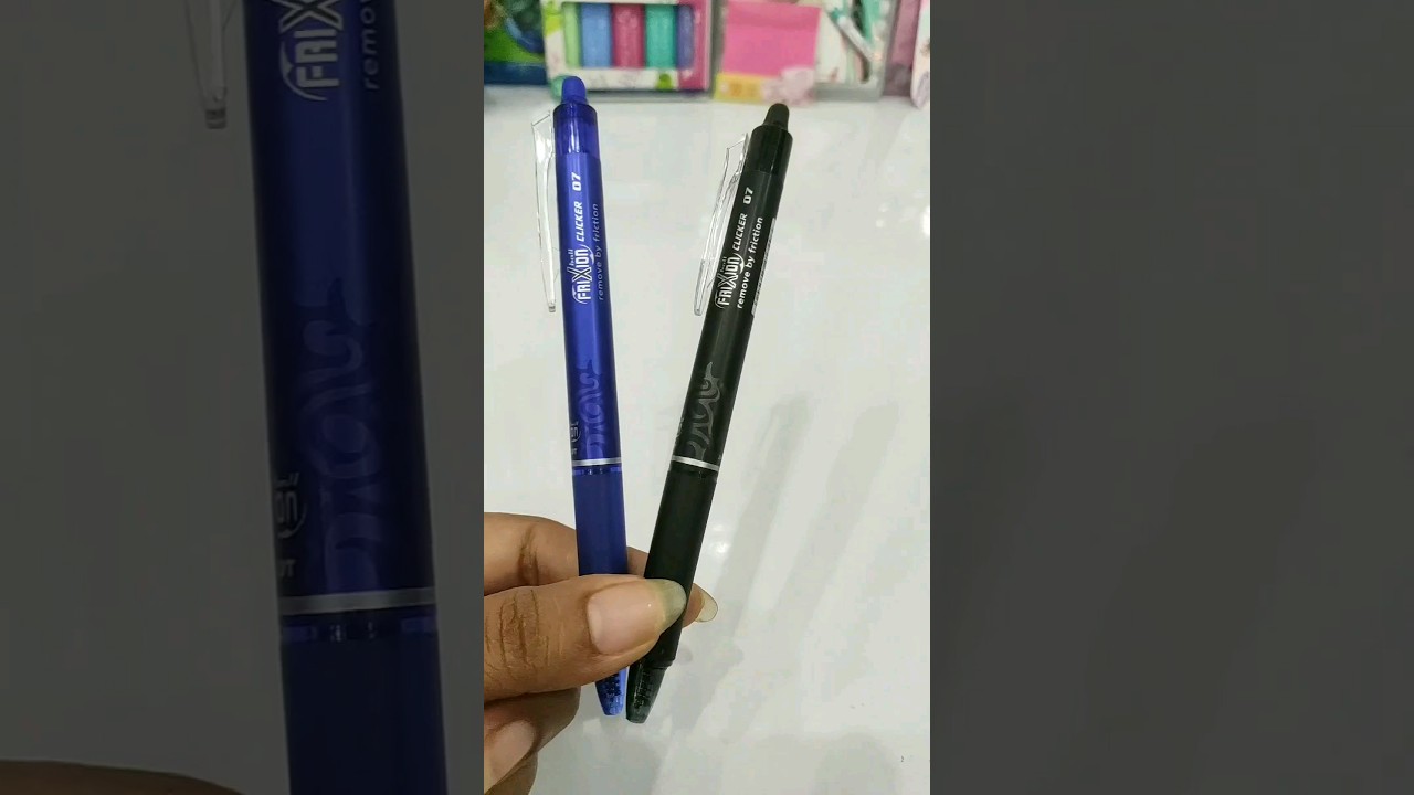 Pilot FriXion Ball Clicker Erasable Gel Pen 0.5 mm - Blue — Stationery Pal