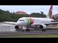 Airbus A319 TAP Air Portugal   Departure from Lajes LPLA