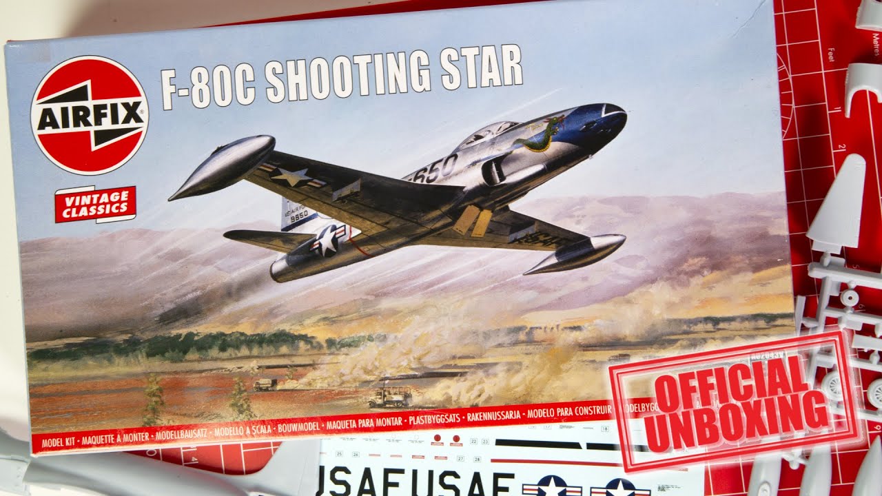 Official Unboxing - Airfix F-80C Shooting Star (A02043V)