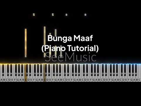 Bunga Maaf - The Lantis | Piano Tutorial Gabe