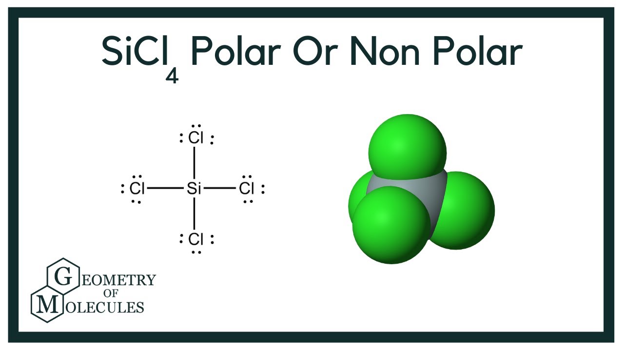 ...is SiCl4 polar, is SiCl4 nonpolar, is SiCl4 polar or nonpolar, is Si...