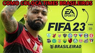 como jogar com times brasileiros no FIFA 23 #fifa23 #brasileirao #time