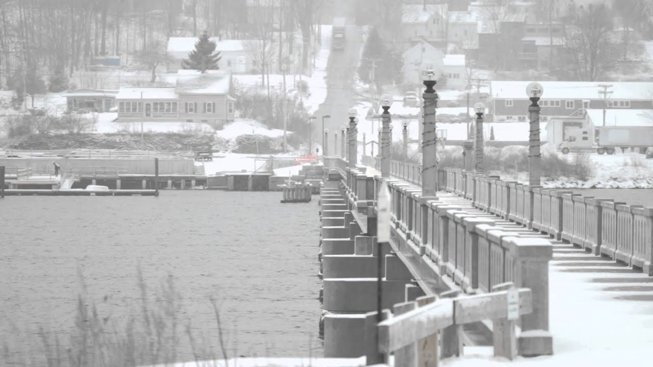 Belfast Harbor Winter In Maine Youtube