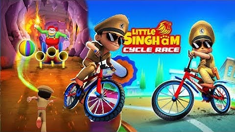 Android New Games : Little Singham Cycle Race New Episode | Little Singham Cycle Race Jungle Joker.