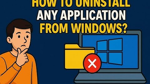 🗑️ How to Uninstall Any Application from Windows 10/11 🖥️ | Remove Software Completely ✅