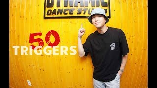 POPPING HOAN -  Ultimate 50 triggers - How to kill the beat ? by Tri Nguyen 77,690 views 4 years ago 10 minutes, 2 seconds