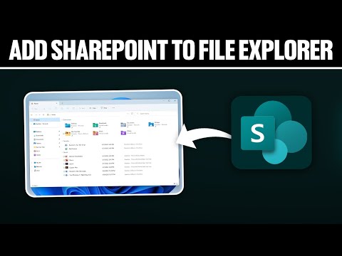 How To Add SharePoint To File Explorer 2025! (Full Tutorial)
