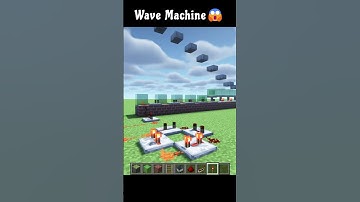 Wave Machine😱 #minecraft #shorts