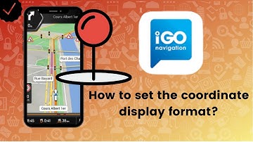 How to set the coordinate display format in IGO Navigation?