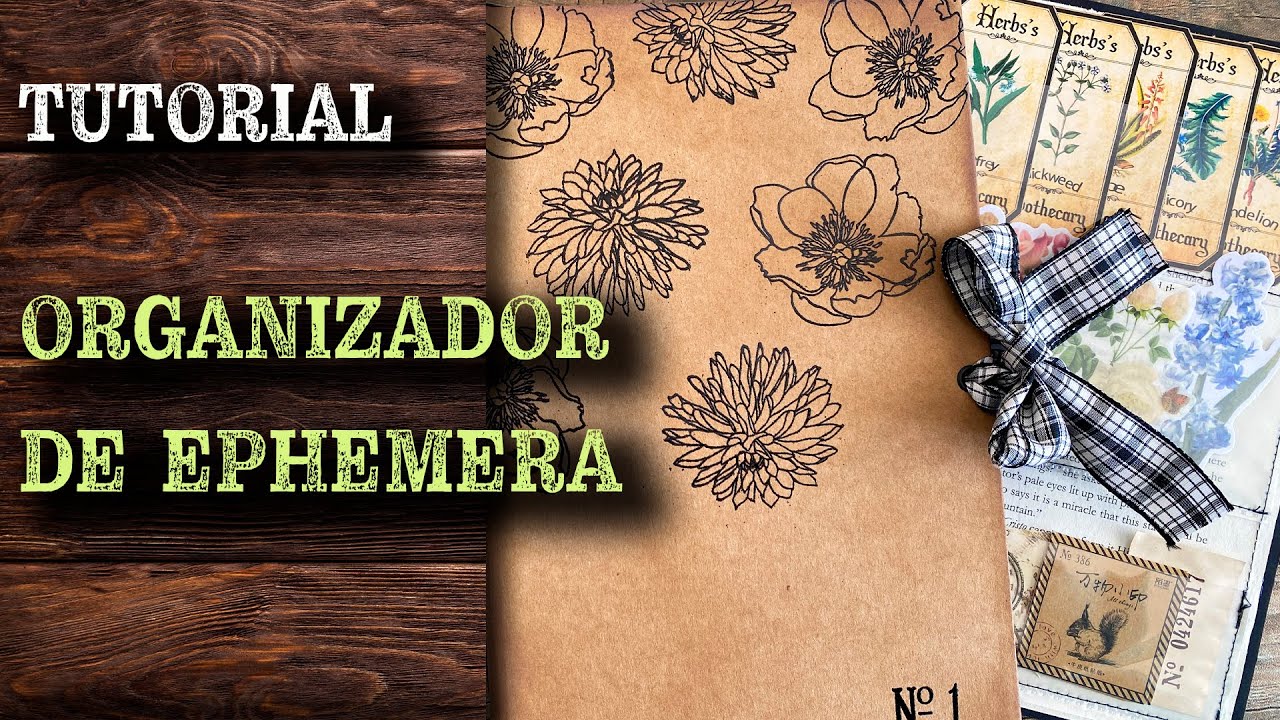 Organizador de Ephemera y Pegatinas
