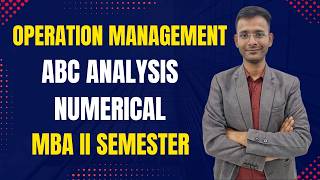 ABC Analysis | Inventory Management | Operations Management | Financial Management | Hindi