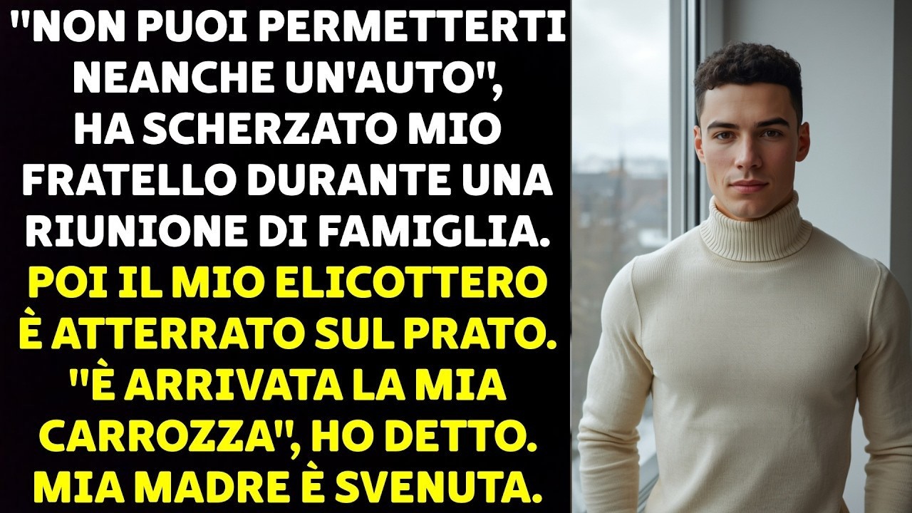 Mia sorella Sofia rise. “Neanche una macchina, ti puoi permettere.” Parole fredde, taglienti, piene di quella compassione sprezzante che hanno perfezionato in anni di riunioni di famiglia. Ero...