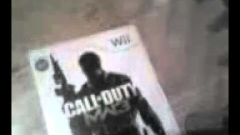 New mw3 for wii unboxing