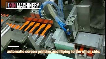 Lighters Automatic screen printing machine with led uv curing for double sides