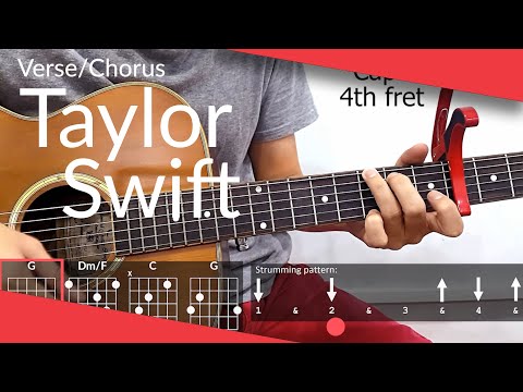 guitar notes for songs taylor swift