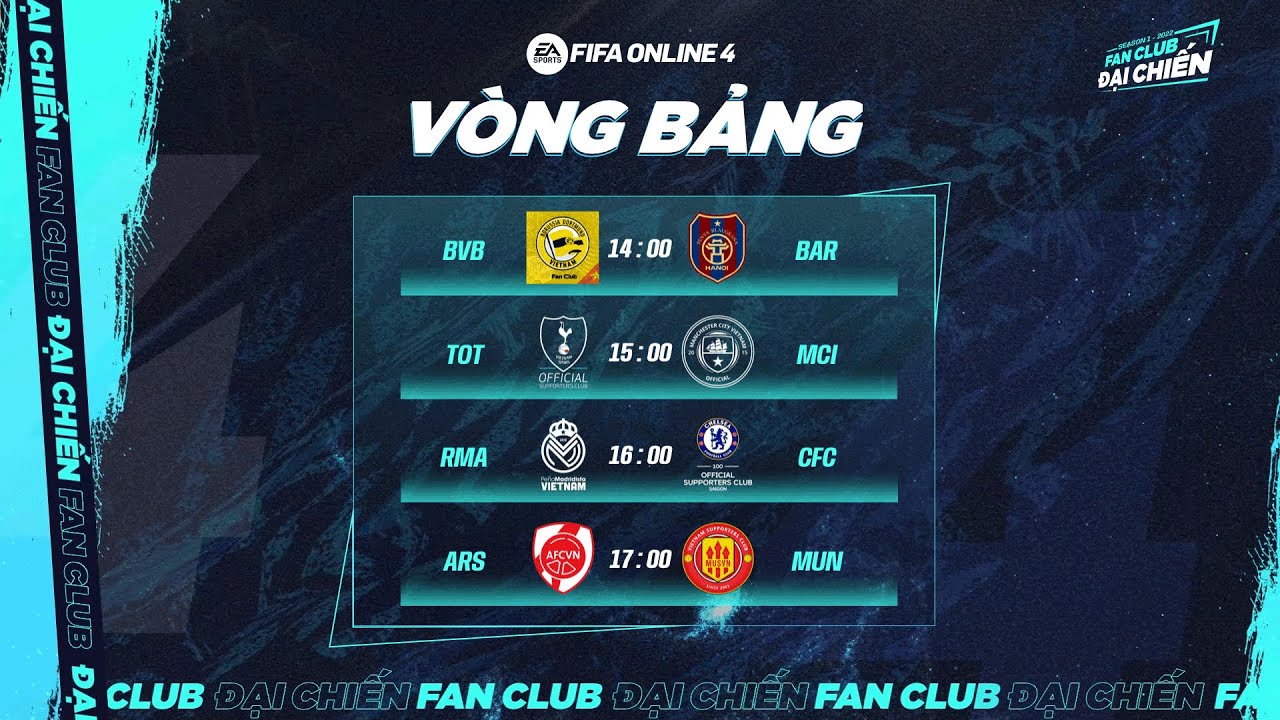 🔴[LIVE] Khởi Tranh Vòng Bảng FanClub Đại Chiến