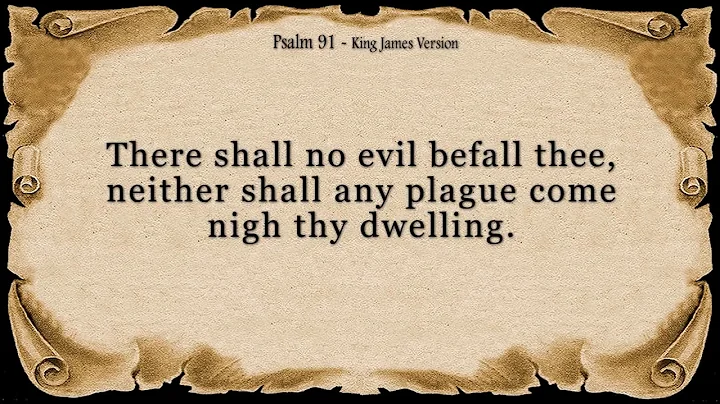 Psalm 91 - My Refuge and My Fortress (With words - KJV) | God Our Protector | Prayer for Protection