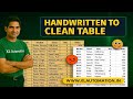 STOP Typing! ✋ Convert Handwritten Notes to Excel in 1 Click