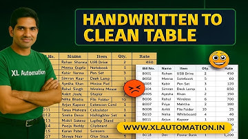 STOP Typing! ✋ Convert Handwritten Notes to Excel in 1 Click