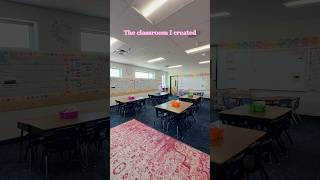 Classroom transformation ✏️🩷✨🪩 #classroom #classroomsetup #classroomtransformation #backtoschool