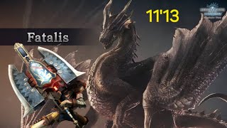 Monster Hunter World: Iceborne Fatalis charge blade solo 11