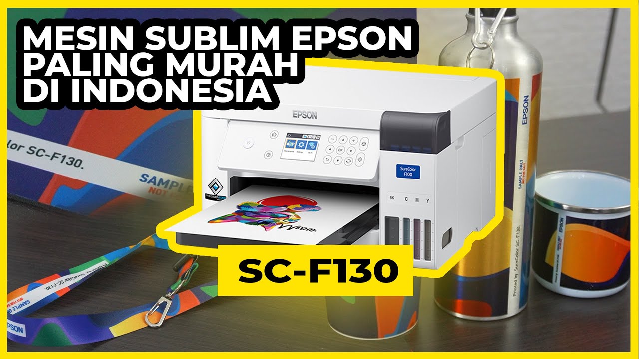 Mesin Epson Sublim Termurah, Review Printer EPSON SC F130 Hingga Inspirasi Bisnisnya