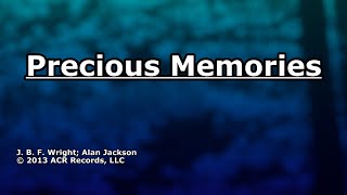 Precious Memories - Alan Jackson - Lyrics