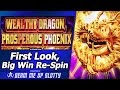 Wealthy Dragon, Prosperous Phoenix Slot - First Look, Re-Spin Feature in New Konami game