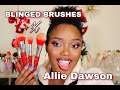BLINGED BRUSHES X ALLIE DAWSON FACE BRUSH COLLECTION REVIEW! | OBSESSED!