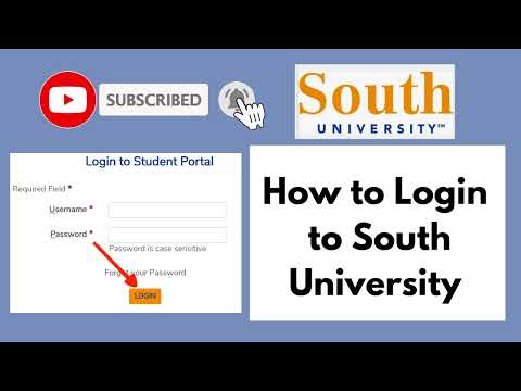 How to Login to South University? Sign In South University Student Portal 2021