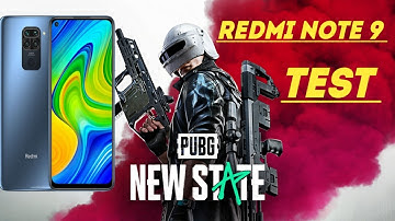 PUBG New State on Redmi note 9 - PUBG New State android Gameplay / Too much LAG & Heating