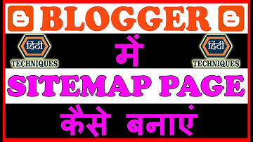 How to create sitemap page in blogger | Html sitemap generator for blogger
