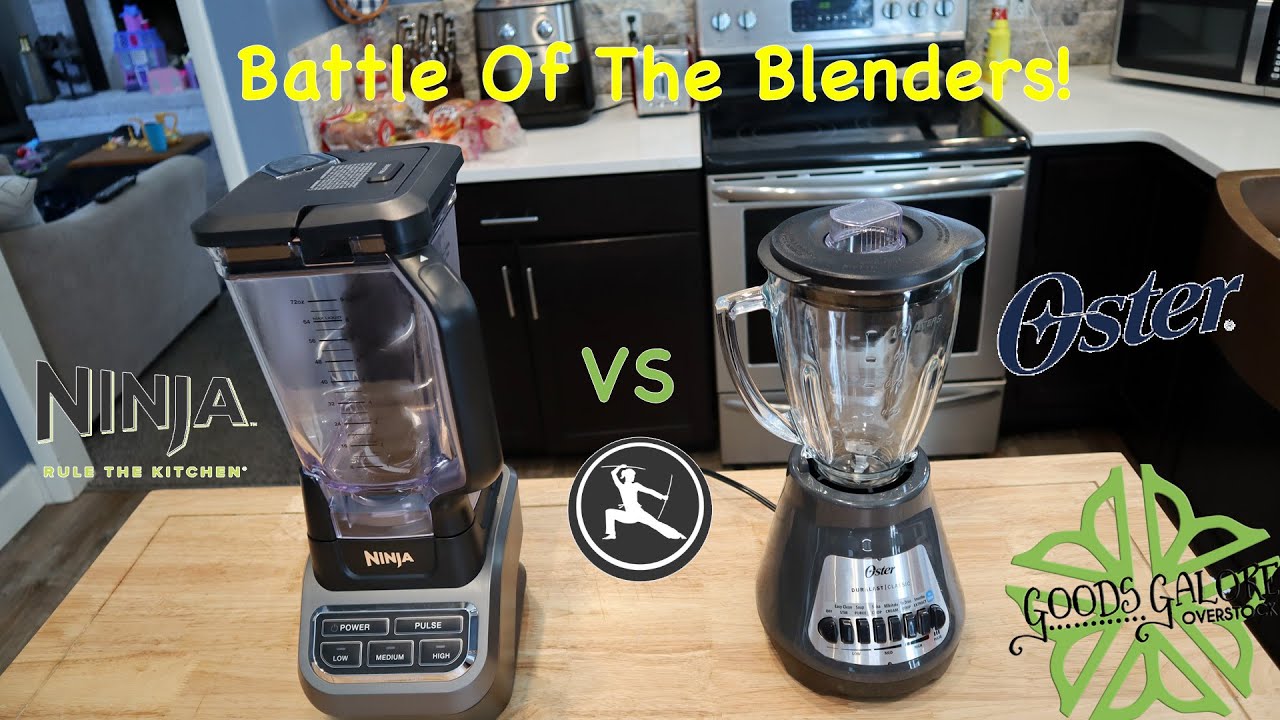 Battle of the Blenders  Ninja VS Oster put to the test! 