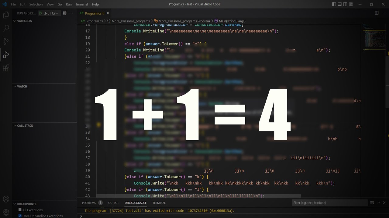 How I created a program that makes you do Math - YouTube