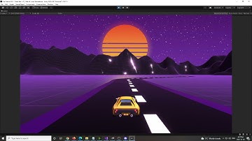 Synthwave Car in Unity 01