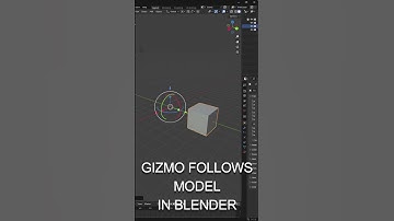 Make the Gizmo Follow Your Model in Blender – Quick Tip! #blender3d #blendertutorial #blendertips