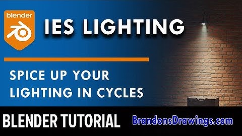 Blender Lighting-tutorial: Spice Up Your Lights GRATIS met IES-bestanden (Cycles)