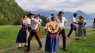 Switzerland traditional welcome dance